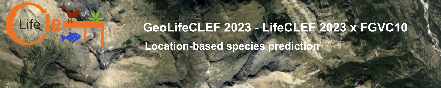 GeoLifeCLEF 2023 challenge